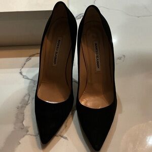 Manolo Blahnik Black Pointed Heels